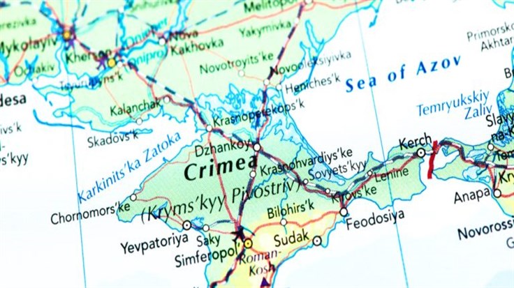 map of Crimea