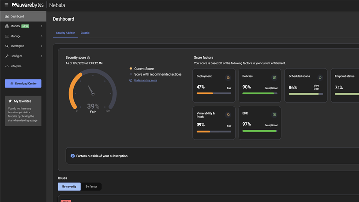 New Security Advisor amps up security in minutes