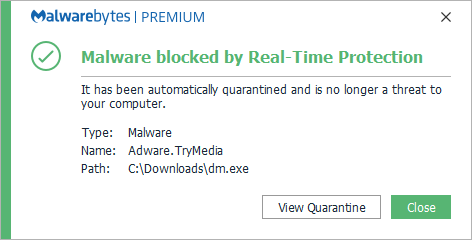 block Adware.Trymedia