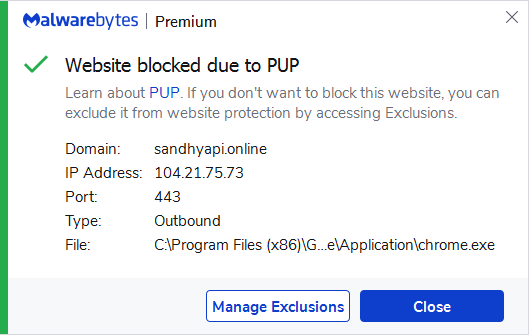 block sandhyapi.online