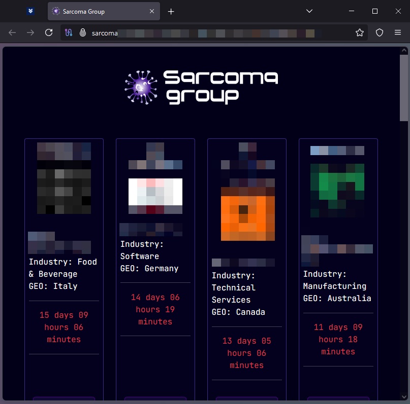 The Sarcoma leak site