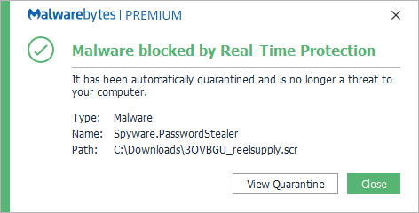 block Spyware.PasswordStealer
