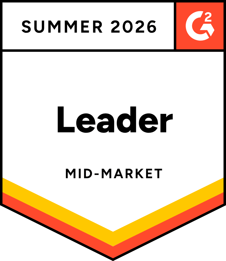G2 Summer 2026 Leader badge for Managed Detection and Response in the Mid-Market category